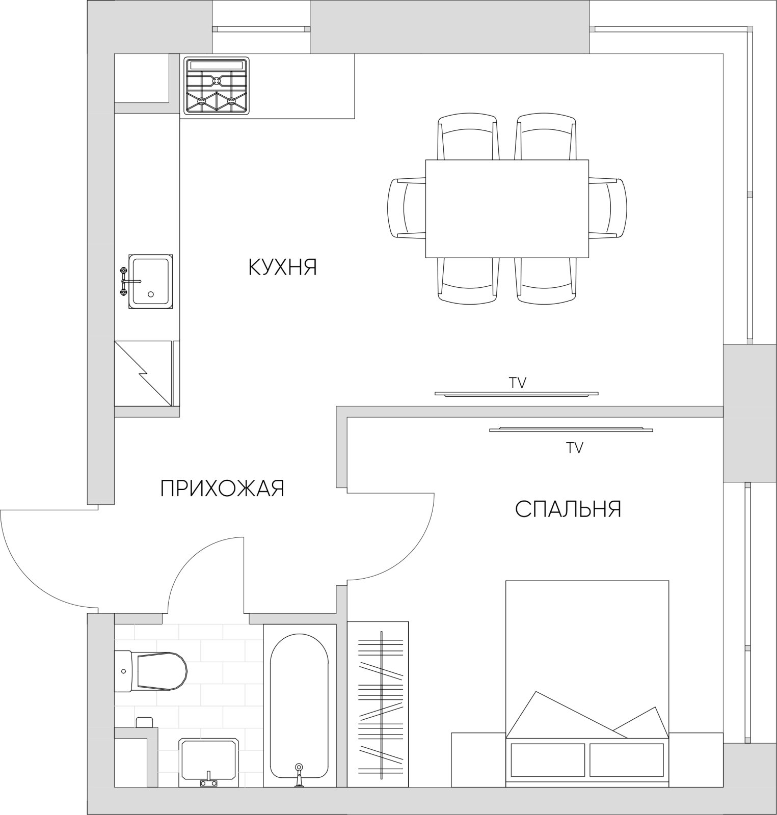 1-комнатные апартаменты 36.29 м2, 21 этаж, дом сдан, ЖК N'ICE LOFT, корпус 1 - объявление 2424713 - фото №1