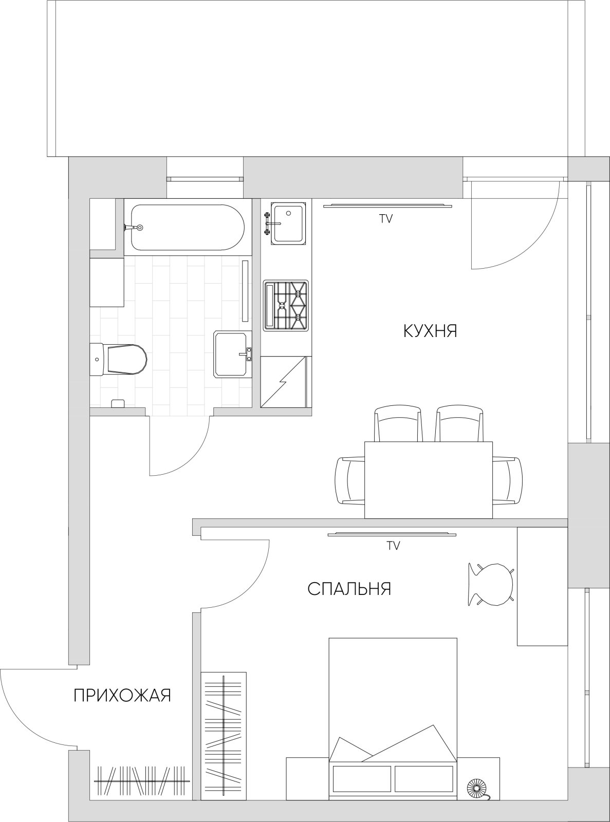 1-комнатные апартаменты 48.92 м2, 12 этаж, дом сдан, ЖК N'ICE LOFT, корпус 1 - объявление 2418694 - фото №1