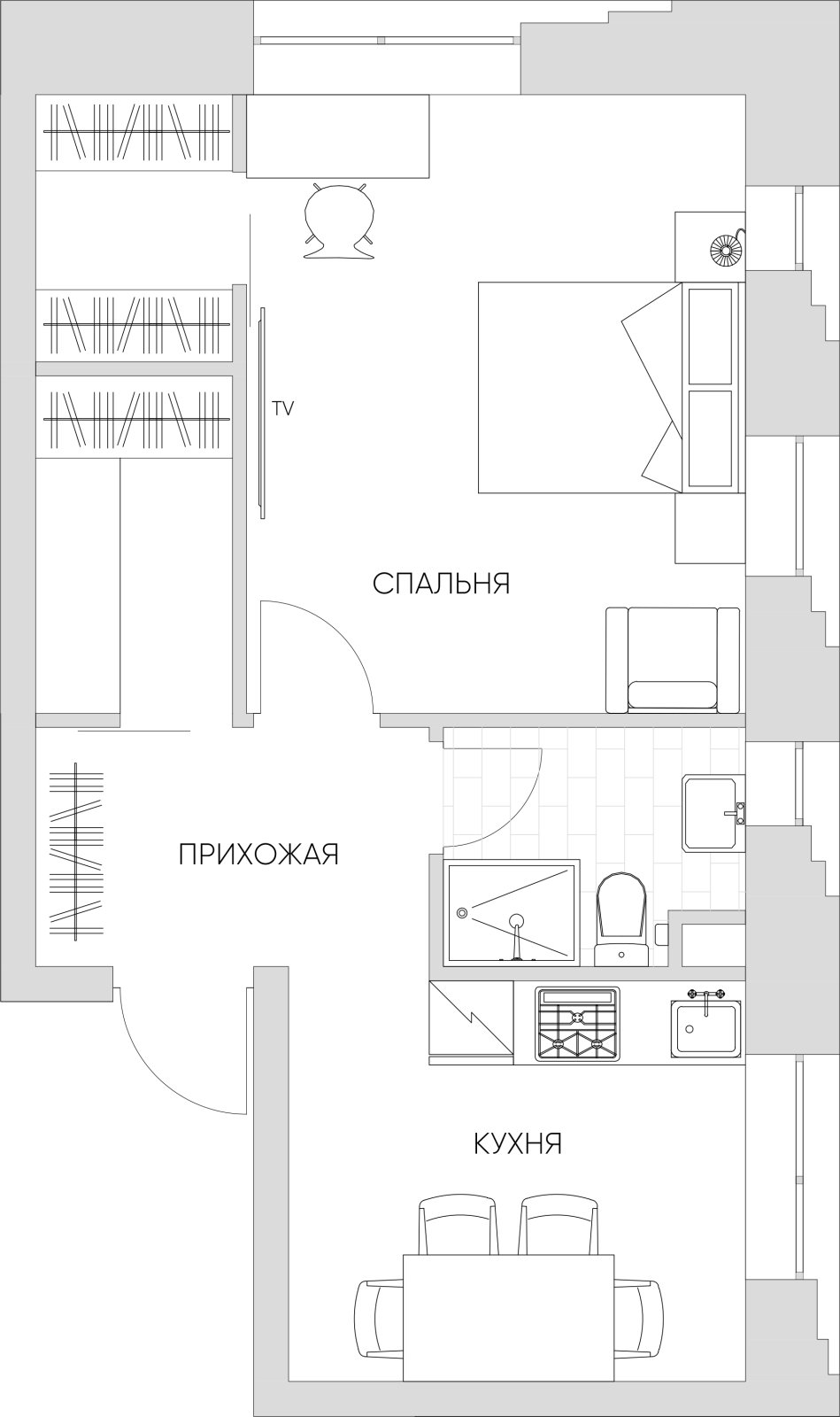 1-комнатные апартаменты 39.19 м2, 12 этаж, дом сдан, ЖК N'ICE LOFT, корпус 1 - объявление 2432195 - фото №1