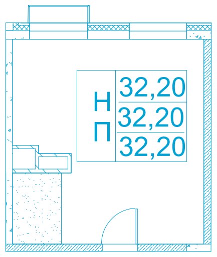 1-комнатные апартаменты без отделки, 32.2 м2, 15 этаж, дом сдан, ЖК Легендарный Квартал на Березовой  аллее, корпус 5 - объявление 2335640 - фото №1
