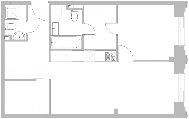 1-комнатная квартира с полной отделкой, 55.1 м2, 4 этаж, дом сдан, ЖК Kazakov Grand Loft, корпус 1 - объявление 1964431 - фото №1