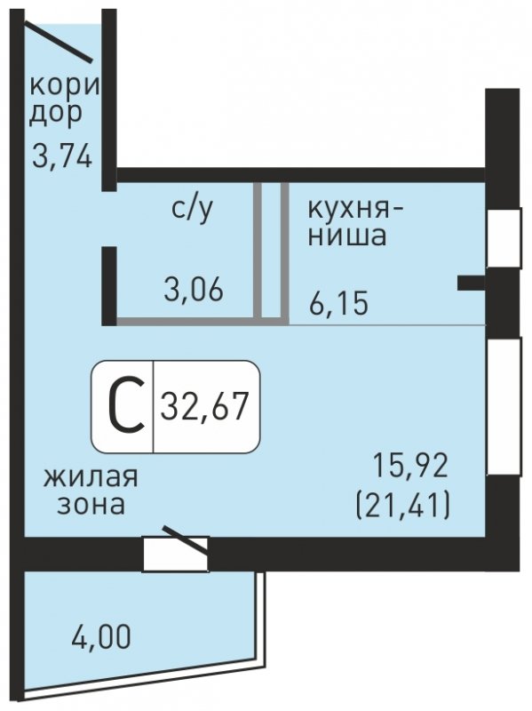 Студия 190 м2, 1 этаж, дом сдан, ЖК Хлебникoff, корпус 1 - объявление 1668581 - фото №1