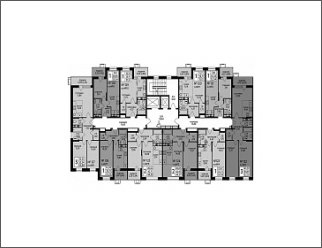 2-комнатная квартира без отделки, 44.35 м2, 13 этаж, сдача 4 квартал 2022 г., ЖК Кленовые Аллеи, корпус 14 - объявление 1297753 - фото №1
